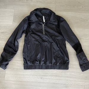 Fabletics 1/2-Zip Athletic Jacket Black S